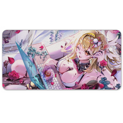 Angel Steps Valentines XXL Full Desk Mouse Mat (50cm X 100cm)
