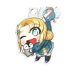 Pina Pengin Valentines Acrylic Charm