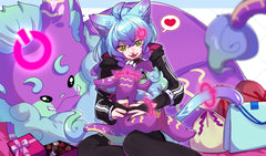 PixCatOS Valentines Art Print | PixCatOS 11x17 Poster