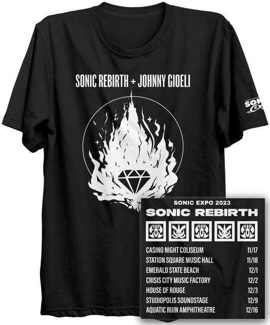 Sonic Rebirth + Johnny Gioeli Concert Shirt